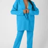 Outlet Wrap Waistband Straight Leg Trouser Sculpt & Leisure | Kaiia The Label
