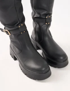 Online Zelda Pocket and Zip Detail Over the Knee Boots Over The Knee Boots | Long Boots