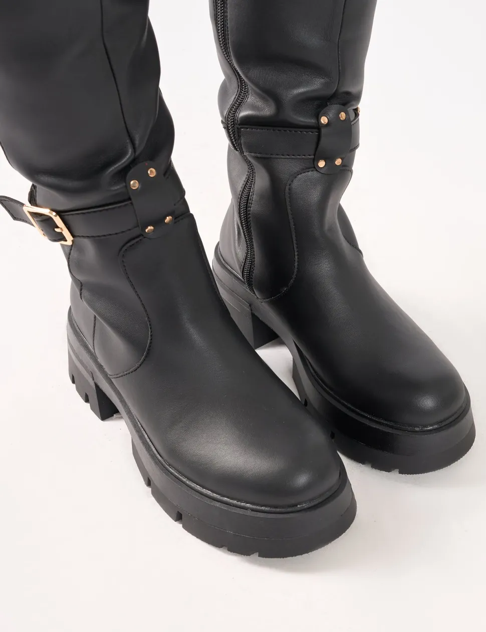 Online Zelda Pocket and Zip Detail Over the Knee Boots Over The Knee Boots | Long Boots